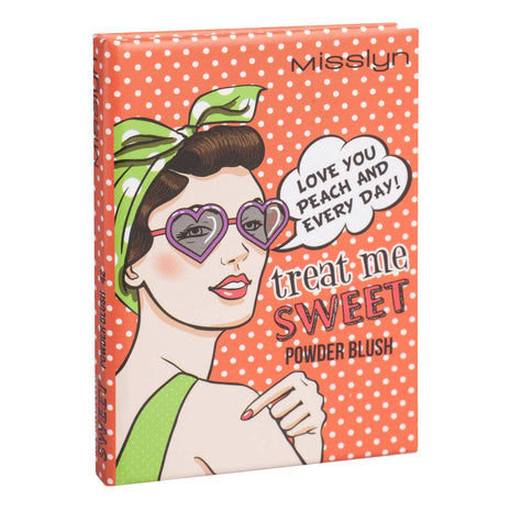 Misslyn treat me SWEET POWDER BLUSH 6g , 42 LOVE YOU PEACH AND EVERY DAY!