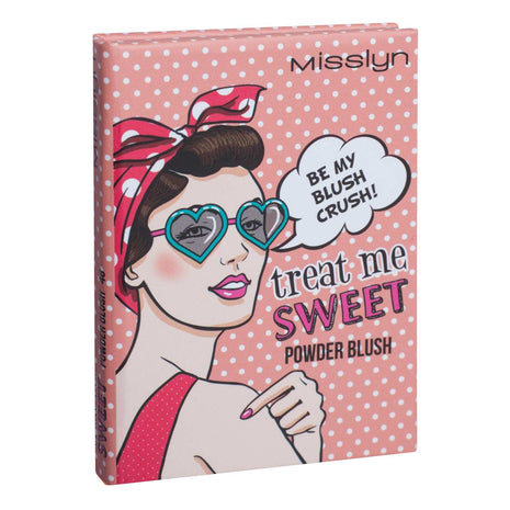 Misslyn treat me SWEET POWDER BLUSH 6g , 48 BE MY BLUSH CRUSH!