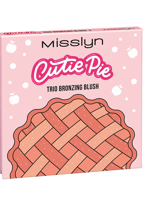 Misslyn Cutie Pie Trio Bronzing Blush 8g , 4 READY TO CRUMBLE