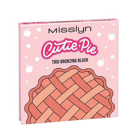 Misslyn Cutie Pie Trio Bronzing Blush 8g , 4 READY TO CRUMBLE