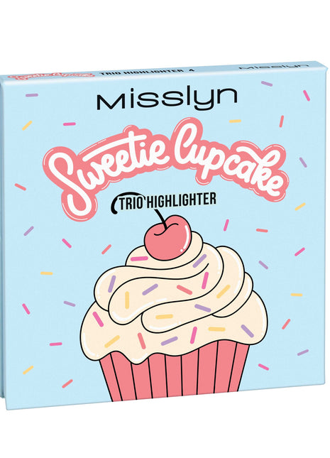 Misslyn Sweetie Cupcake Trio Highlighter 8g , 4 SUGAR RUSH