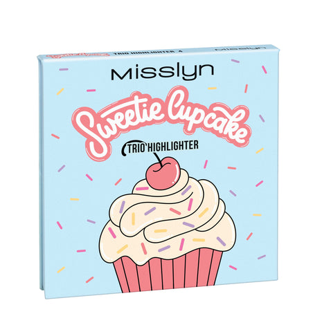 Misslyn Sweetie Cupcake Trio Highlighter 8g , 4 SUGAR RUSH