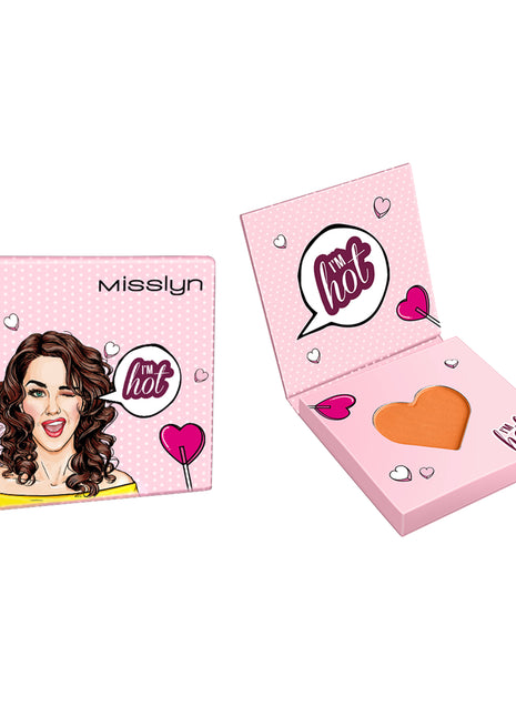 Misslyn I'm hot Eyeshadow 1.3g , 23 Orange Brown-Matte