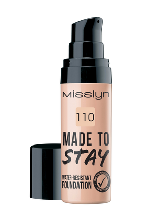 Misslyn MADE TO STAY FOUNDATION WATER-RESISTANT FOUNDATION 30ml , 110 light rosy nude