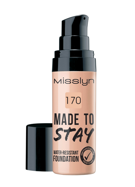 Misslyn MADE TO STAY FOUNDATION WATER-RESISTANT FOUNDATION 30ml , 170 natural beige