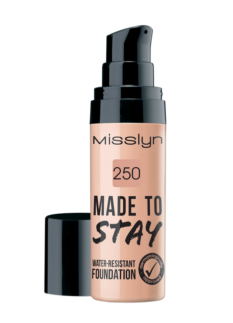 Misslyn MADE TO STAY FOUNDATION WATER-RESISTANT FOUNDATION 30ml , 250 true beige