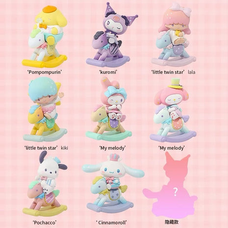 Sanrio Characters Childlike Heart Rocking Horse Series Figure Model