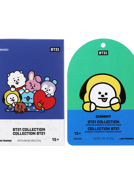 BT21 COLLECTION ESSENCE HYDRATING MASK(AVOCADO)