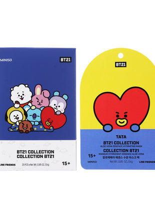 BT21 COLLECTION ESSENCE HYDRATING MASK(ALOE VERA)