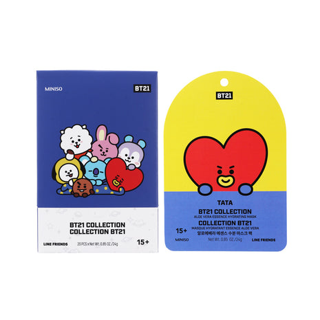 BT21 COLLECTION ESSENCE HYDRATING MASK(ALOE VERA)