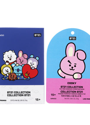 BT21 COLLECTION ESSENCE HYDRATING MASK(TEA TREE)