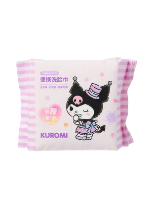 Kuromi Pearl Grain Texture Dry Wipes (25 Wipes)