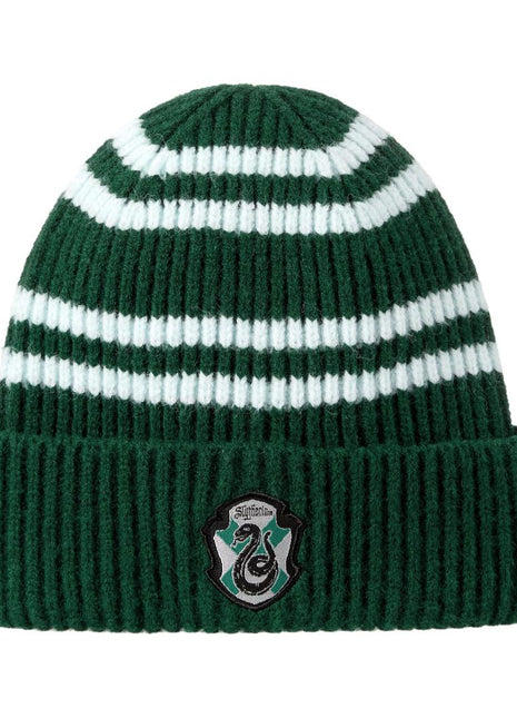 Harry Potter School Striped Knitted Hat (Green)