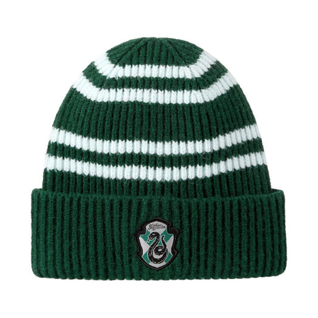 Harry Potter School Striped Knitted Hat (Green)