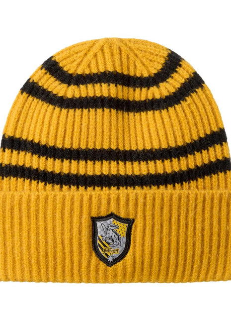 Harry Potter School Striped Knitted Hat (Yellow)