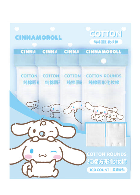 Cinnamoroll Square Cotton Pads (100 Count)