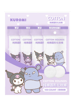 Kuromi Cotton Rounds (100 Count)