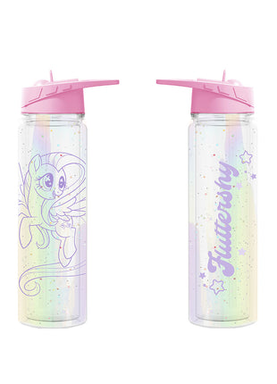 My?Little?Pony?Collection Double Wall Straw Plastic Bottle with Handle 500mL