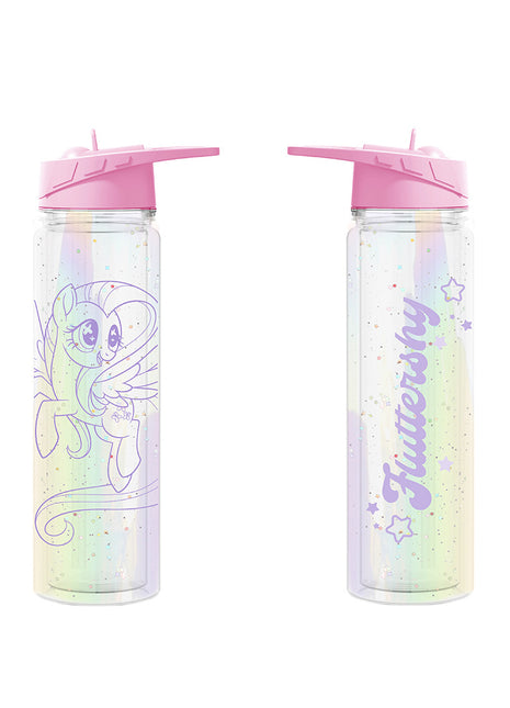 My?Little?Pony?Collection Double Wall Straw Plastic Bottle with Handle 500mL