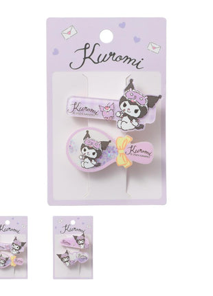 Kuromi Hair Clips (2 pcs)