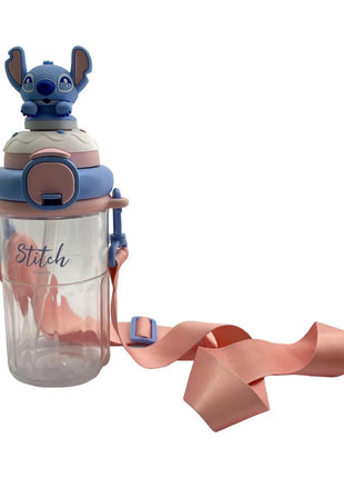 Disney Stitch Dinner Party Collection Tritan Bottle with Strap 600mL (Stitch)