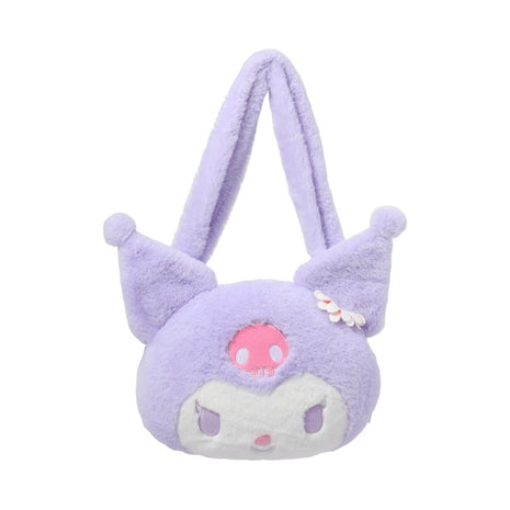 Kuromi Flower Language Plush Crossbody Bag
