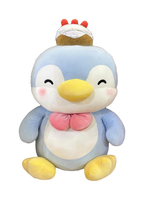 Mini Family - 90cm Penguin Big Plush Toy(Blue Penguin Mini Pen)