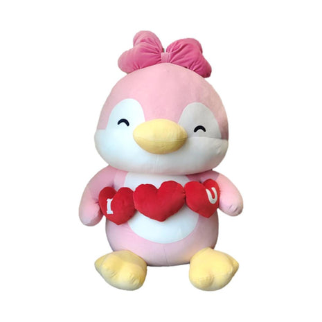 Mini Family - 90cm Penguin Big Plush Toy(Pink Penguin Pendy)
