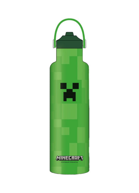 Minecraft Double Wall Steel Bottle with Handle 750mL