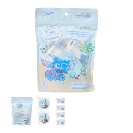 Disney Lilo & Stitch Collection Compressed Towels Set (4-Piece Towels & 2-Piece Bath Towels£©