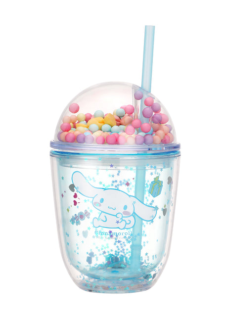 Sanrio Characters Portable Water Bottle (435mL)(Blue)