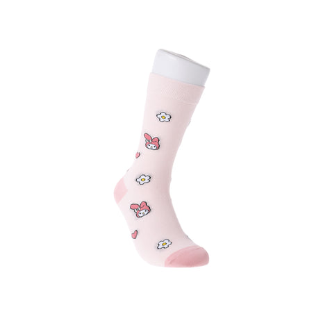 Sanrio characters Full Print Crew Socks (My Melody)