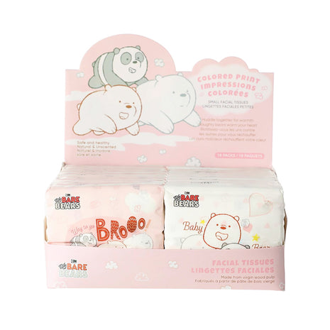 We Bare Bears Collection 4.0 Fragrance-free Facial Tissues with Prints (Heart)