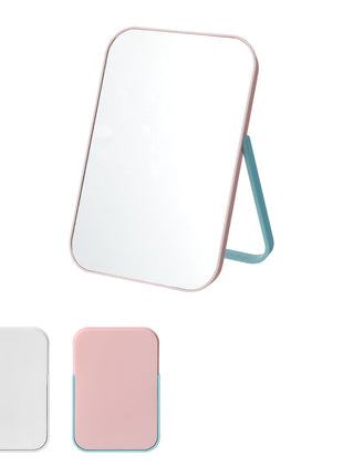 Square Dual-Use Vanity Mirror (Pink)