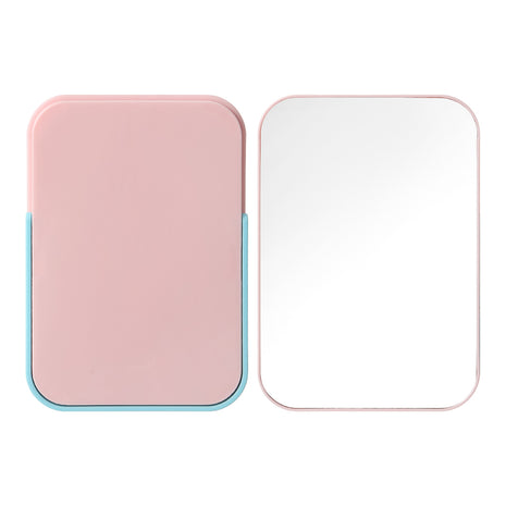 Square Dual-Use Vanity Mirror (Pink)