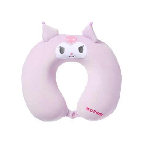 Kuromi Memory Foam U Shaped Pillow (Purple)