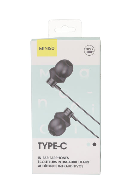 Type-C In-Ear Earphones (Black)  Model: PA369