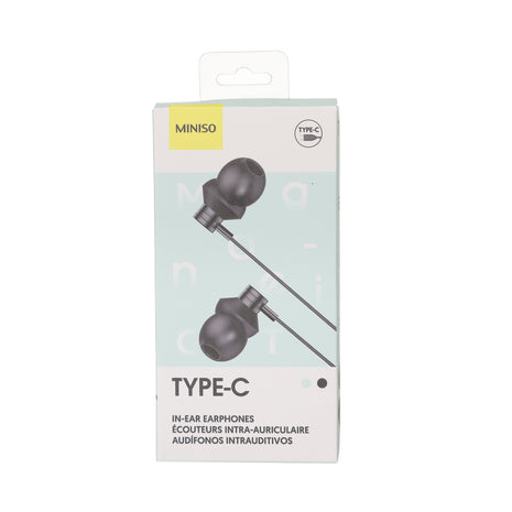 Type-C In-Ear Earphones (Black)  Model: PA369