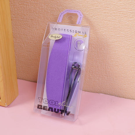 Nail trimming combination (nail file + nail clipper)