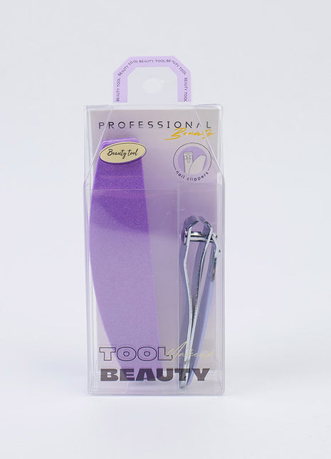 Nail trimming combination (nail file + nail clipper)