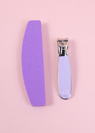 Nail trimming combination (nail file + nail clipper)