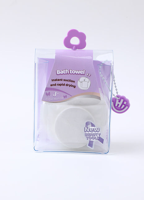 Travel size portable compression towel 80g