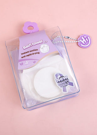 Travel size portable compression towel 80g