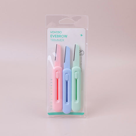 Color telescopic eyebrow trimmer 3 pcs