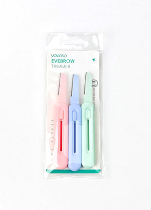Color telescopic eyebrow trimmer 3 pcs