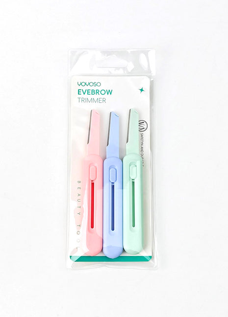 Color telescopic eyebrow trimmer 3 pcs