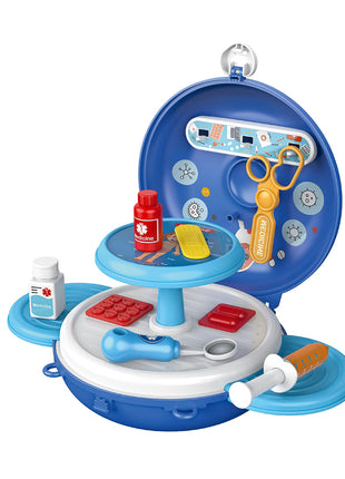 Donut Series Play House Plastic Toy Set(Medicine Box)