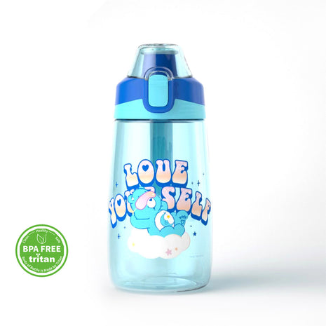 Care Bears Collection Tritan Bottle with Silicone Handle (500mL)(Blue)