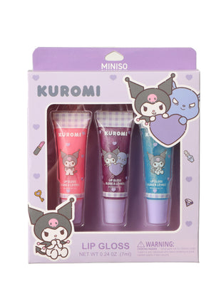Sanrio characters Lip Gloss Set(Kuromi)