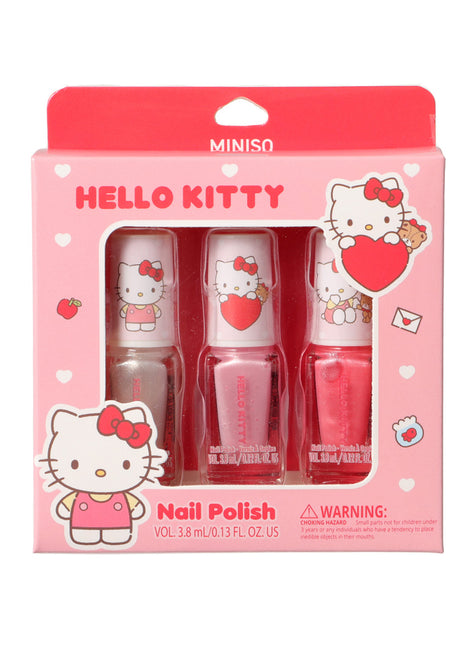 Sanrio characters Nail Polish Set(Hello Kitty)